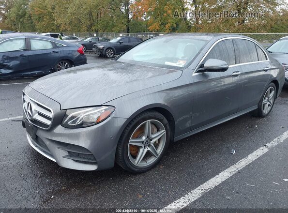 WDDZF4KB8JA294762 2018 MERCEDES-BENZ E-CLASS Gray Vista tres cuartos delantera izquierda