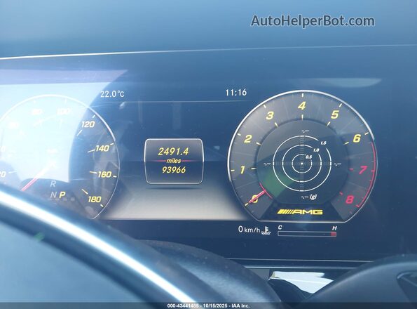 WDDZF6EB8JA396781 2018 MERCEDES-BENZ AMG E 43 Silver უკანა სავარძლების ხედი