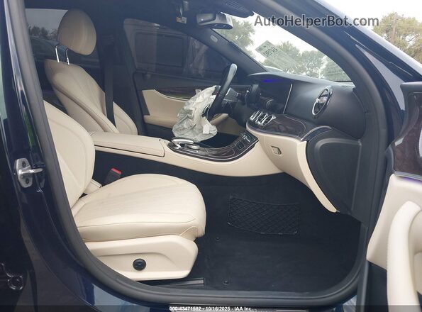 WDDZF8DB2LA738287 2020 MERCEDES-BENZ E-CLASS Blue Widok wnętrza z przodu