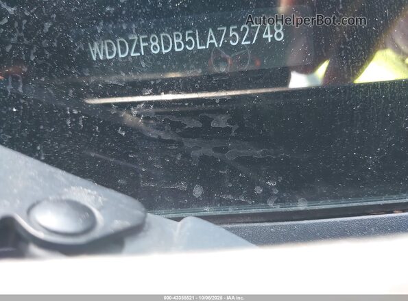 WDDZF8DB5LA752748 2020 MERCEDES-BENZ E-CLASS Gray Engine compartment view
