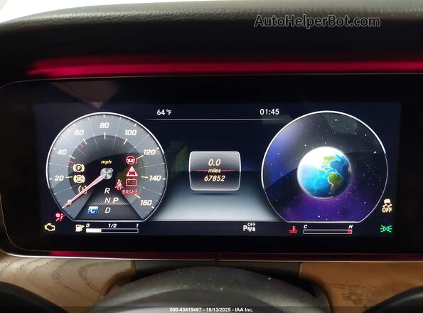 WDDZF8EBXLA704080 2020 MERCEDES-BENZ E-CLASS White Vista de los asientos traseros