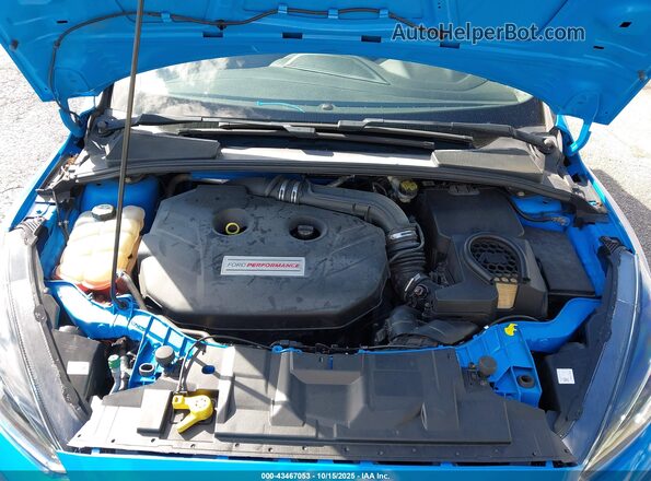 WF0DP3TH0H4125663 2017 FORD FOCUS RS Blue Rear view