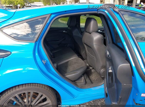 WF0DP3TH0H4125663 2017 FORD FOCUS RS Blue VIN sticker view