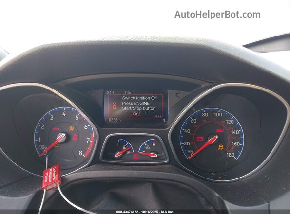 WF0DP3TH9G4114725 2016 FORD FOCUS RS Blue Vista de los asientos traseros