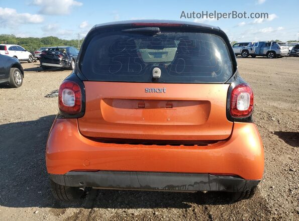 WMEFJ5DA6GK069556 2016 SMART FORTWO Orange Հետևի տեսք
