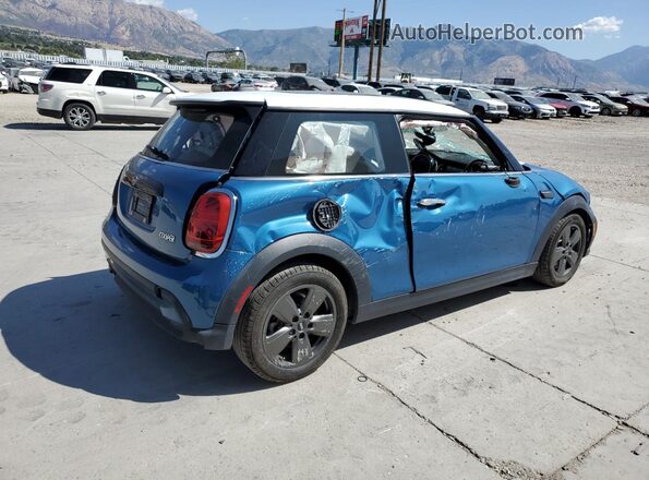 WMW33DH03N2R20990 2022 MINI COOPER Blue Հետևի աջ