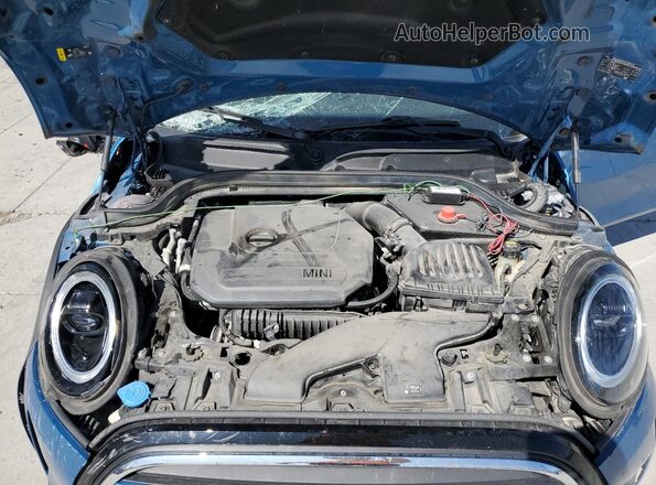 WMW33DH03N2R20990 2022 MINI COOPER Blue Սալոնի հետևի տեսք
