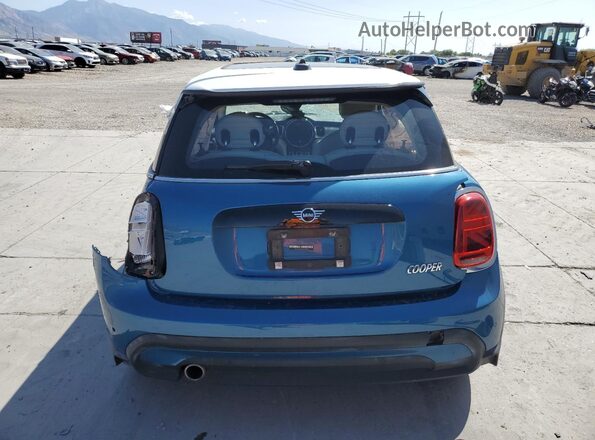WMW33DH03N2R20990 2022 MINI COOPER Blue Հետևի տեսք