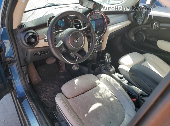 WMW33DH03N2R20990 2022 MINI COOPER Blue Առջևի վահանակի տեսք