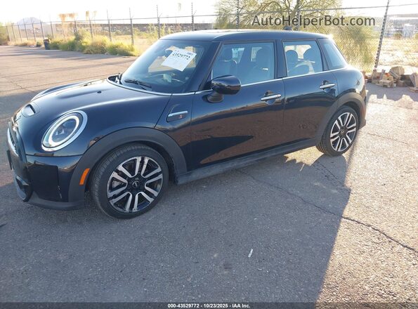 WMW53DK04N2R33765 2022 MINI HARDTOP Dark Blue Առջևի ձախ երեք քառորդ տեսարան