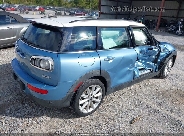 WMWLN5C52G2E31053 2016 MINI CLUBMAN Light Blue Задняя правая четверть