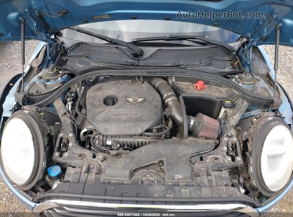 WMWLN5C52G2E31053 2016 MINI CLUBMAN Light Blue Вид сзади
