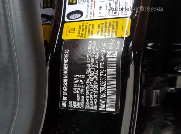 WMWLN9C59J2E51279 2018 MINI COOPER Black Vista interior de 360 grados