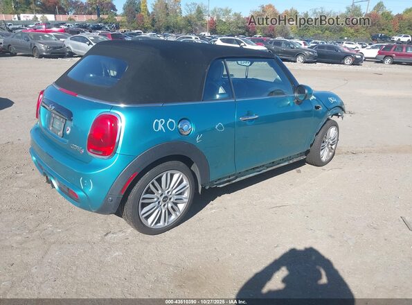 WMWWG9C57J3C82672 2018 MINI CONVERTIBLE Синий Задняя правая четверть