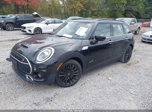 WMWXJ1C01L2M02838 2020 MINI CLUBMAN Black Առջևի ձախ երեք քառորդ տեսարան