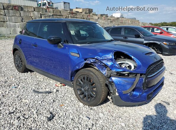 WMWXR5C01L2M16450 2020 MINI COOPER Blue Delantero derecho