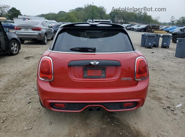 WMWXU3C5XG2D27547 2016 MINI COOPER Red უკანა ხედი