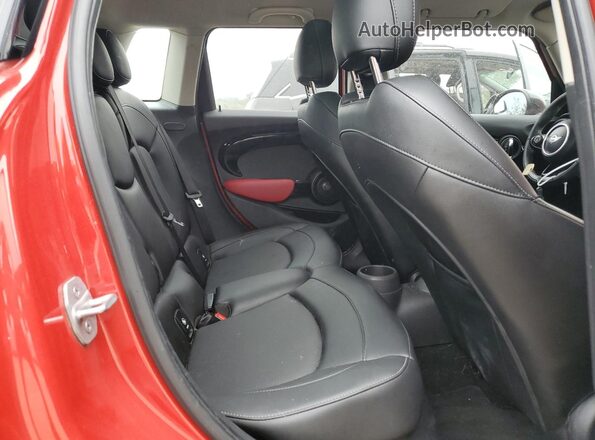 WMWXU3C5XG2D27547 2016 MINI COOPER Red უკანა სავარძლების ხედი