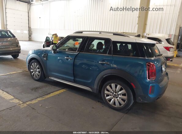 WMZ23BR08M3M77052 2021 MINI COUNTRYMAN Синий Задняя левая четверть