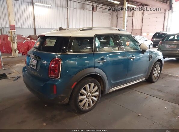 WMZ23BR08M3M77052 2021 MINI COUNTRYMAN Синий Задняя правая четверть