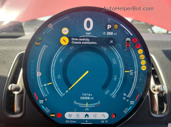 WMZ23GA09S7R10330 2025 MINI COUNTRYMAN Red Вид щитка приладів