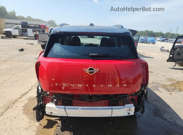 WMZ23GA09S7R10330 2025 MINI COUNTRYMAN Red Вид ззаду