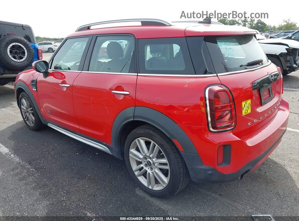 WMZ43BR07N3N69702 2022 MINI COUNTRYMAN Red უკანა მარცხენა