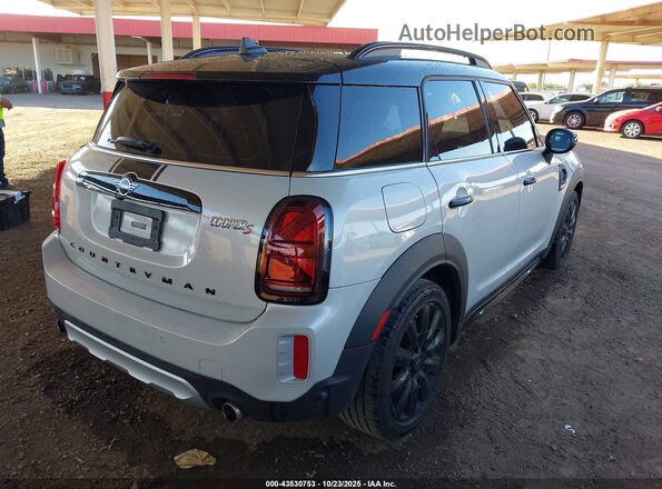 WMZ53BR00M3M34046 2021 MINI COUNTRYMAN Gray Задня права чверть
