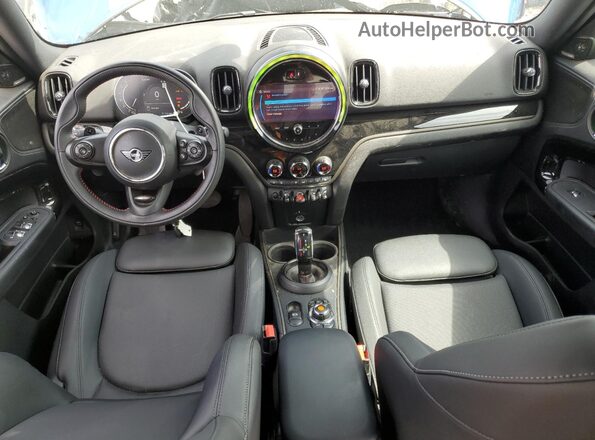 WMZ53BR00M3M63790 2021 MINI COOPER Blue Вид панелі приладів