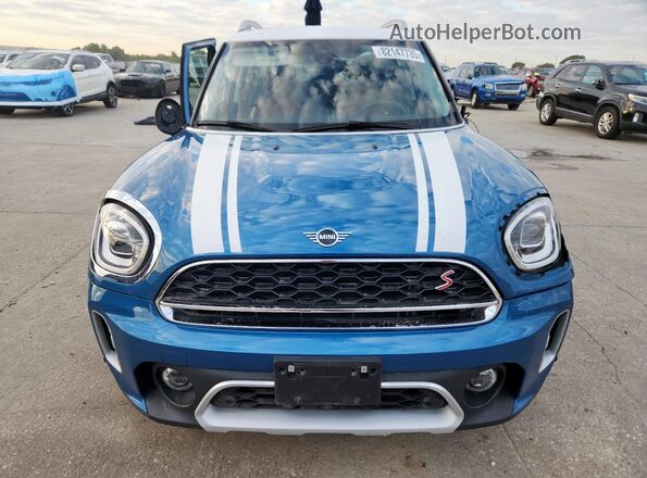 WMZ53BR05M3M41798 2021 MINI COOPER Blue წინა ხედი