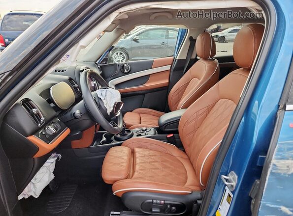 WMZ53BR05M3M41798 2021 MINI COOPER Blue წინა სალონის ხედი