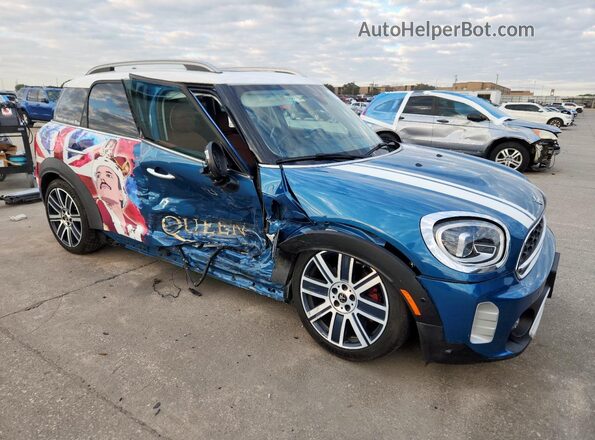 WMZ53BR05M3M41798 2021 MINI COOPER Blue წინა მარჯვენა