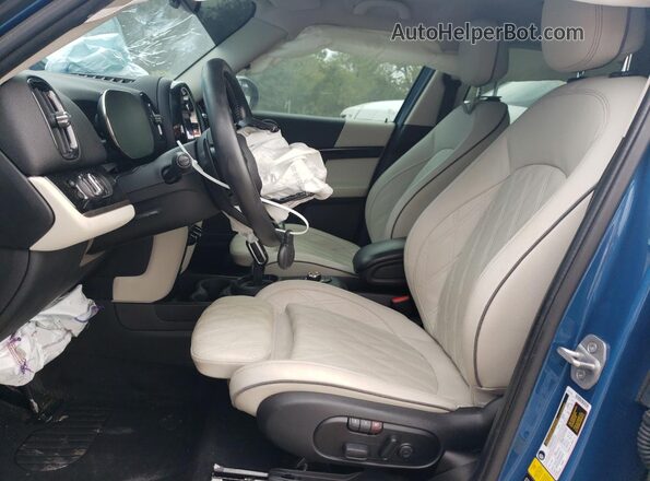 WMZ83BR02M3M35101 2021 MINI COOPER Blue Vista interior delantera