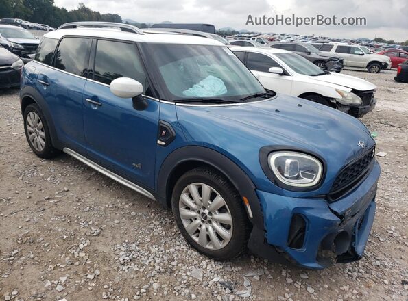 WMZ83BR02M3M35101 2021 MINI COOPER Blue Delantero derecho