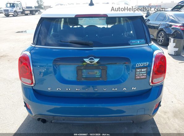 WMZYS7C30J3E07458 2018 MINI COUNTRYMAN Blue 