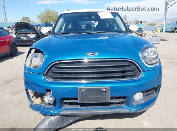 WMZYS7C30J3E07458 2018 MINI COUNTRYMAN Blue Вид щитка приладів
