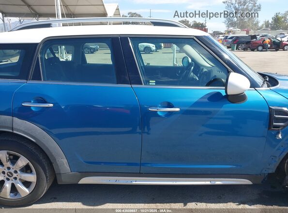 WMZYS7C30J3E07458 2018 MINI COUNTRYMAN Blue Вид задньої частини салону