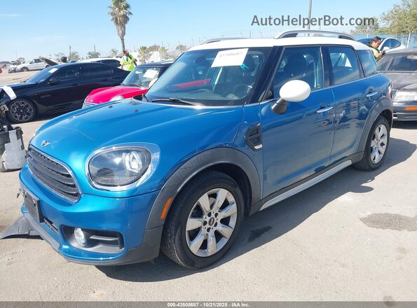 WMZYS7C30J3E07458 2018 MINI COUNTRYMAN Blue Передня ліва чверть