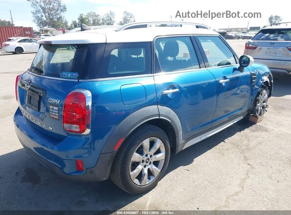 WMZYS7C30J3E07458 2018 MINI COUNTRYMAN Blue Задня права чверть