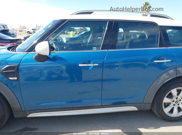 WMZYS7C30J3E07458 2018 MINI COUNTRYMAN Blue Панорамний вид салону 360°