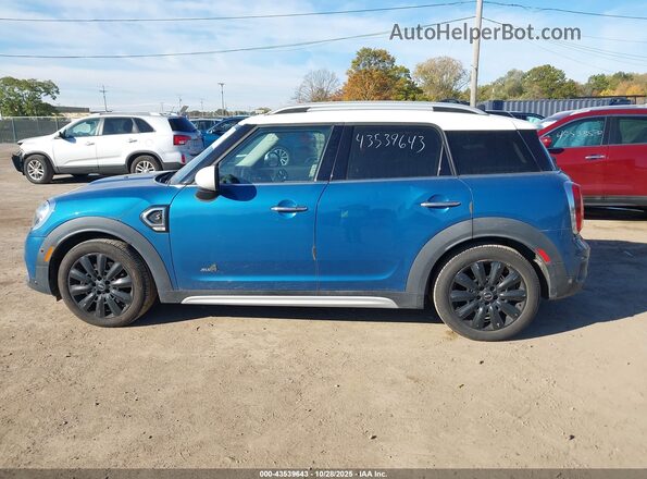WMZYT5C38H3D80330 2017 MINI COUNTRYMAN Blue სალონის 360-გრადუსიანი ხედი