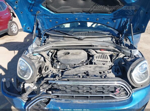 WMZYT5C38H3D80330 2017 MINI COUNTRYMAN Blue უკანა ხედი