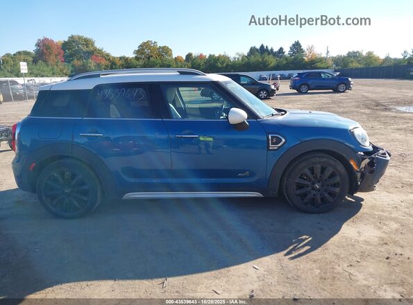 WMZYT5C38H3D80330 2017 MINI COUNTRYMAN Blue უკანა სალონის ხედი