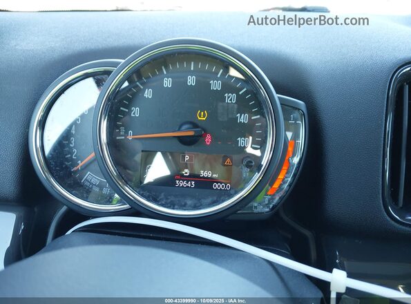 WMZYT5C58K3J87956 2019 MINI COUNTRYMAN Gray უკანა სავარძლების ხედი