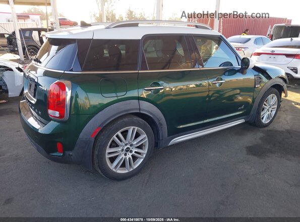 WMZYV5C30H3E01276 2017 MINI COUNTRYMAN Зеленый Задняя правая четверть