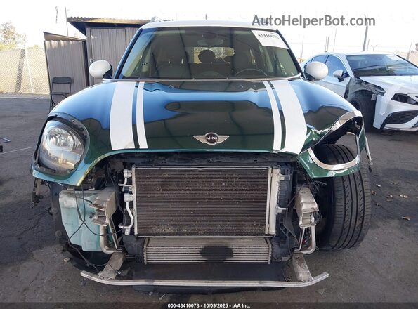 WMZYV5C30H3E01276 2017 MINI COUNTRYMAN Зеленый Вид спереди