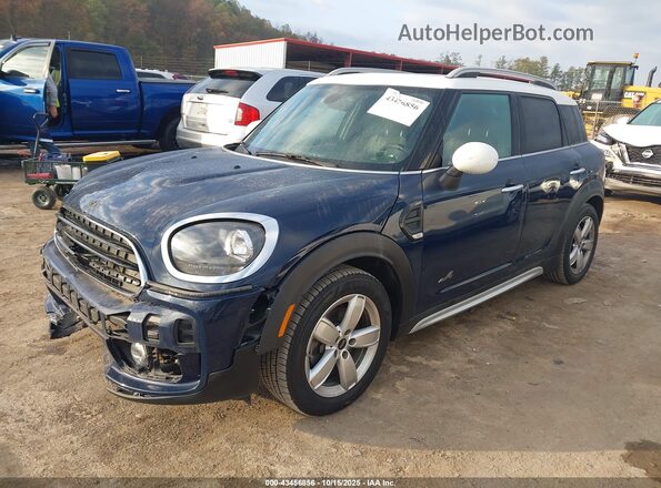 WMZYV5C38H3E02093 2017 MINI COUNTRYMAN Blue Передня ліва чверть