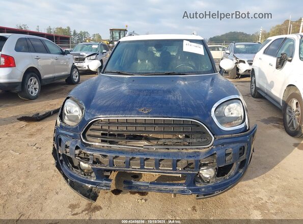 WMZYV5C38H3E02093 2017 MINI COUNTRYMAN Blue Вид задньої частини салону