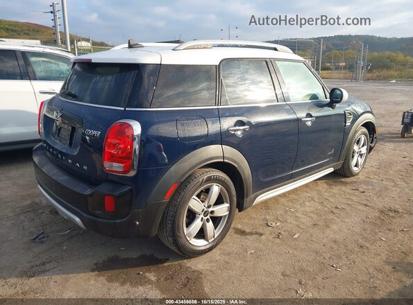 WMZYV5C38H3E02093 2017 MINI COUNTRYMAN Blue Задня права чверть