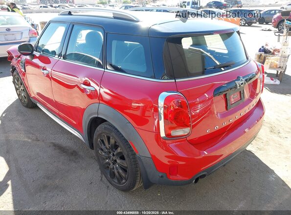 WMZYV5C52K3F58171 2019 MINI COUNTRYMAN Red Rear left